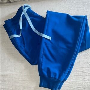 Figs Royal Blue high waisted Zamora